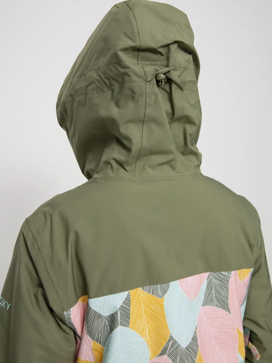 Womens Roxy Galaxy Print Block Snowboard jacket